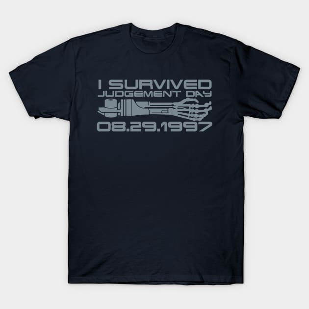 I Survived Judgement Day T-Shirt by Meta Cortex